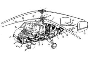 Компоновочная схема вертолета